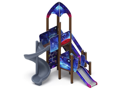 Детская игровая площадка Покорение галактики-9