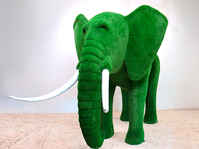 Топиари слон Теймур - газон Eco