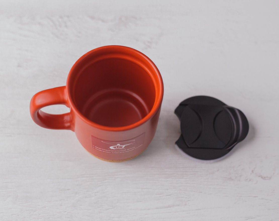 Термокружка на пробковой основе ШТАБ ЖИЗНИ - вид 4