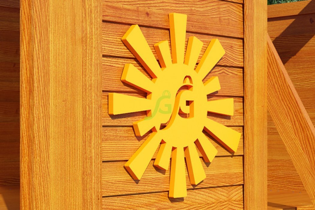 Детская деревянная площадка Клубный домик 3 Luxe - вид 4