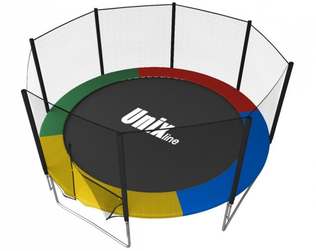 Батут UNIX line Simple 10 ft Color (outside) (Распродажа) - вид 5