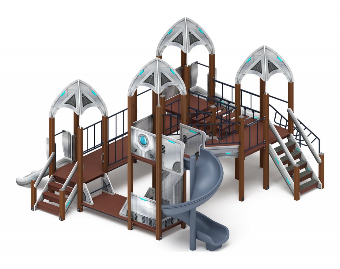 Детская игровая площадка Приключение на орбите-1 - вид 3