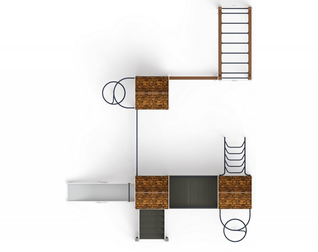 Детская игровая площадка Эко-город приключений-3 - вид 4