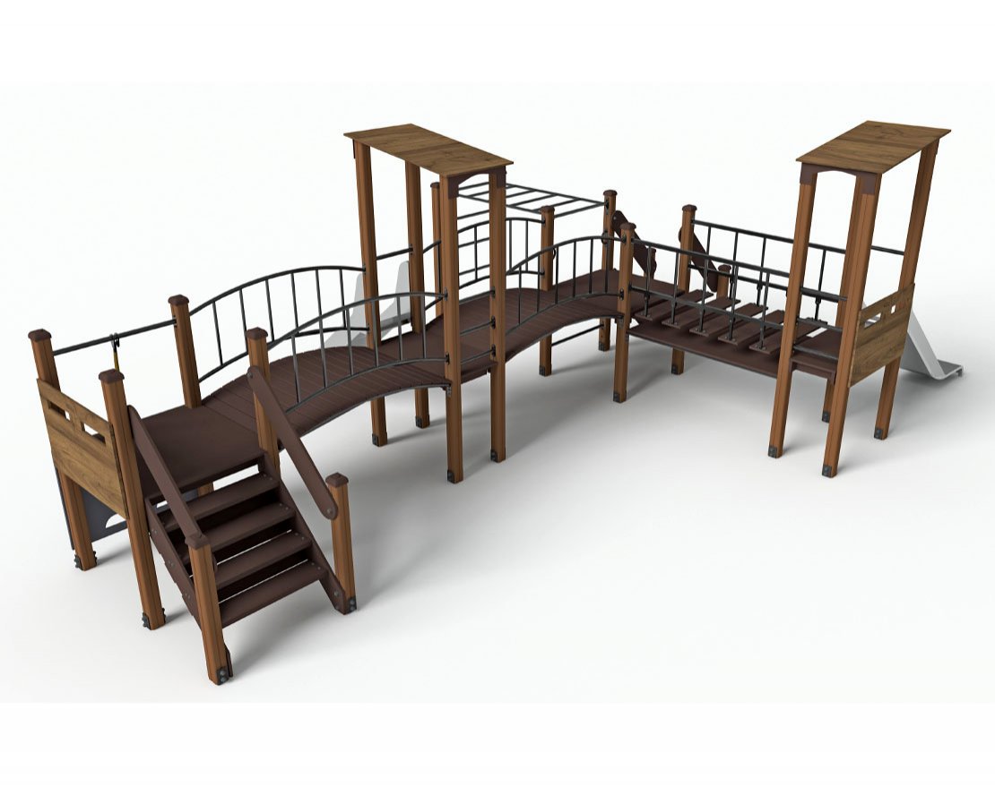 Игровой комплекс Миндаль горка Н-1000 ДИО 10012 - вид 3