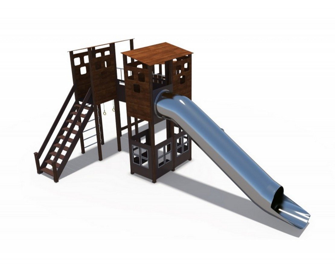 Игровой комплекс Миндаль (горка Н-2000) ДИО 10013 - вид 2