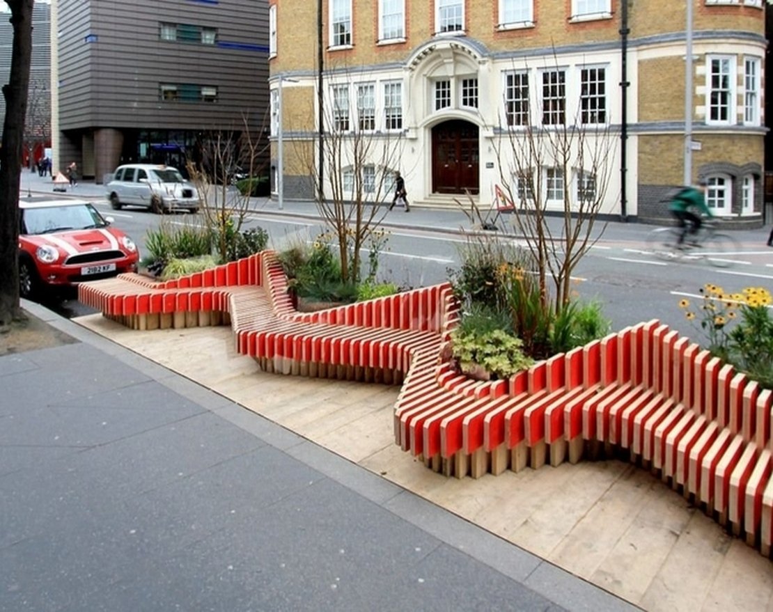 Параметрическая скамейка TORUDA 053 - вид 4