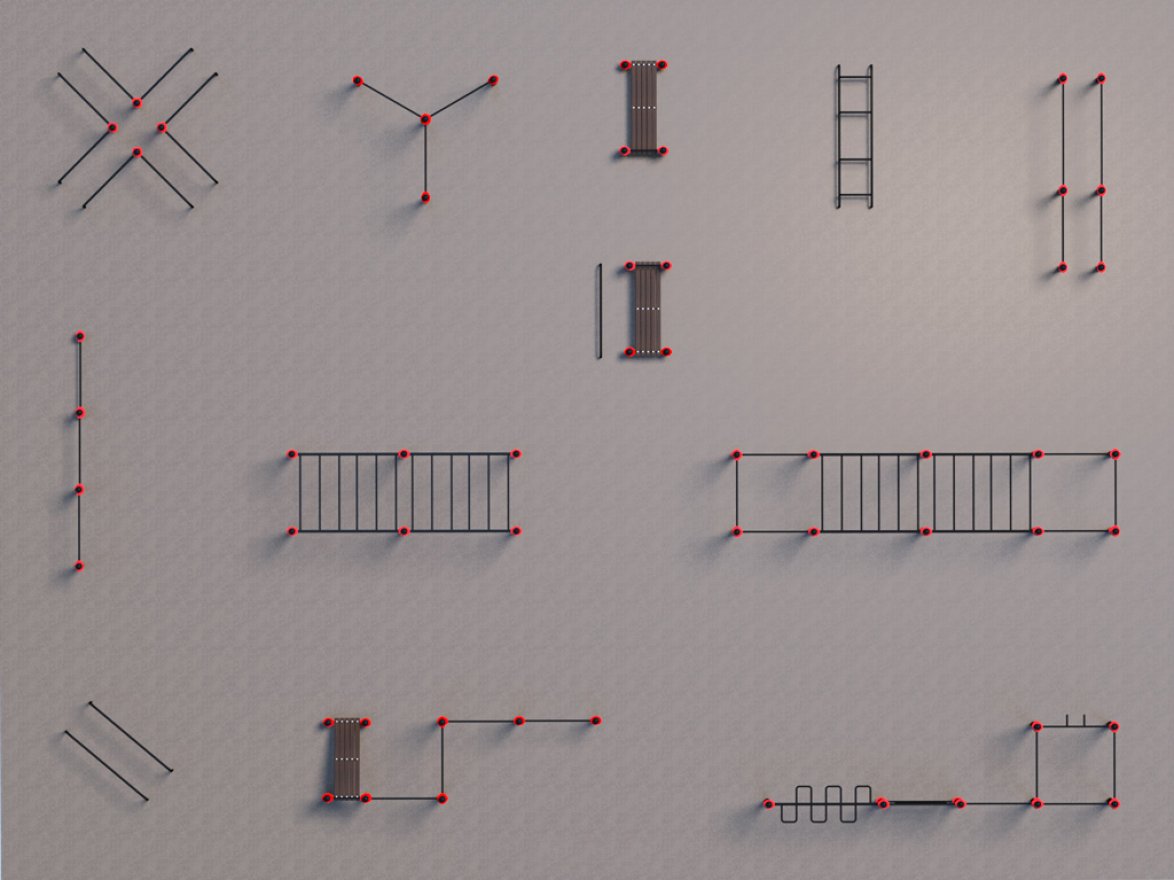 Проект Районная площадка для Воркаут и ГТО 3-6 (20 x 15 м) - вид 4
