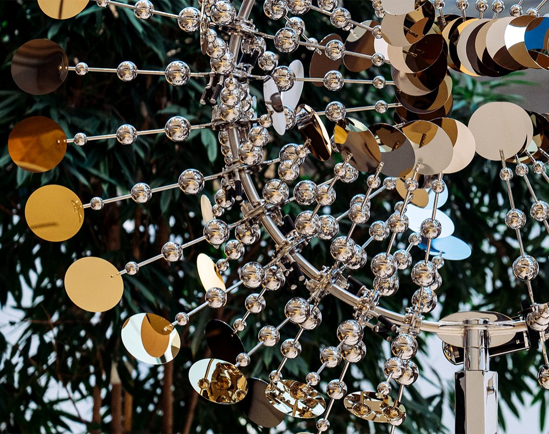 Скульптура для интерьера Бриз с электромеханическим приводом - вид 4