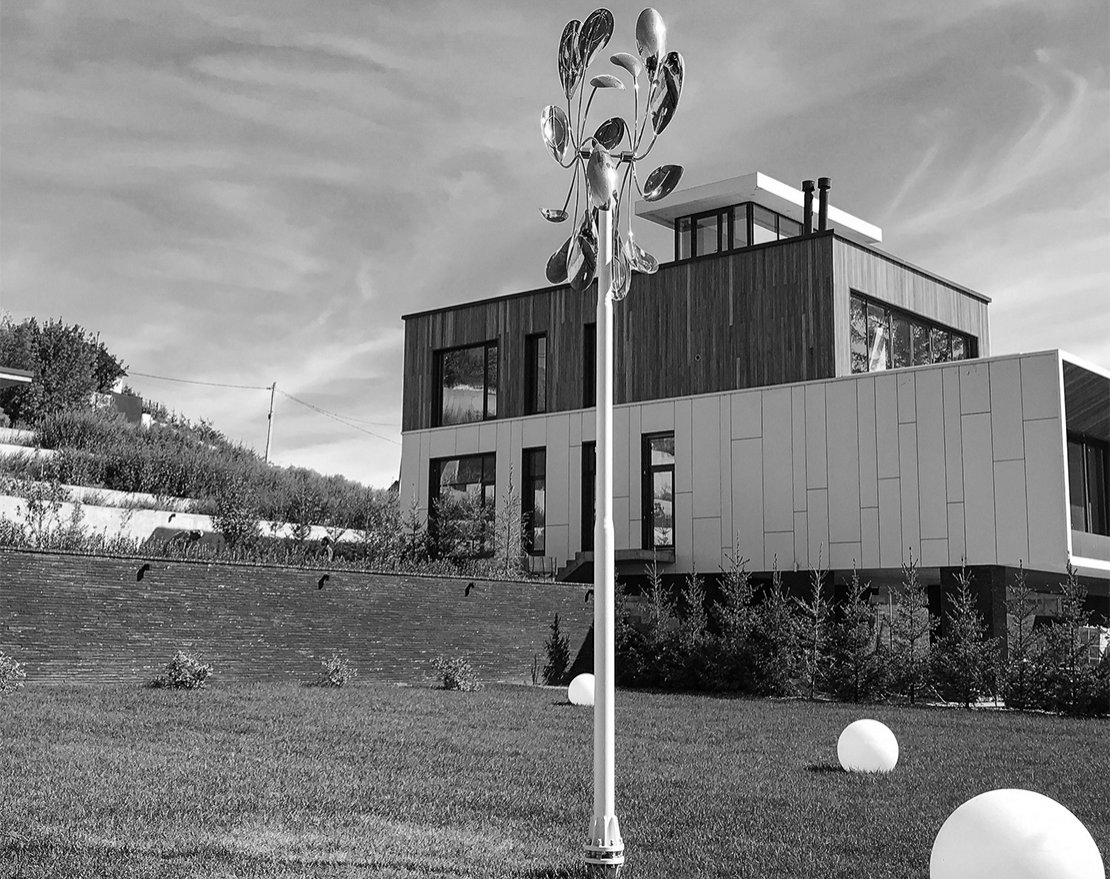 Скульптура из нержавеющей стали Звезда - вид 5